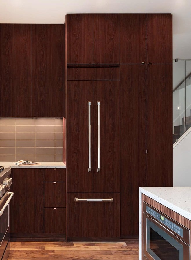 PIXELPACE Self Adhesive Peel & Stick 45 x 304 cm Waterproof Wallpaper for Living Room Hall Bedroom Decoration PVC Vinyl DIY Wall Stickers Multicolor, Count of (1, Wood Wallpaper) - Image 2